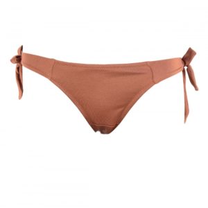 Γυναικείο slip μαγιό κορδόνια bronze (BP 1323)